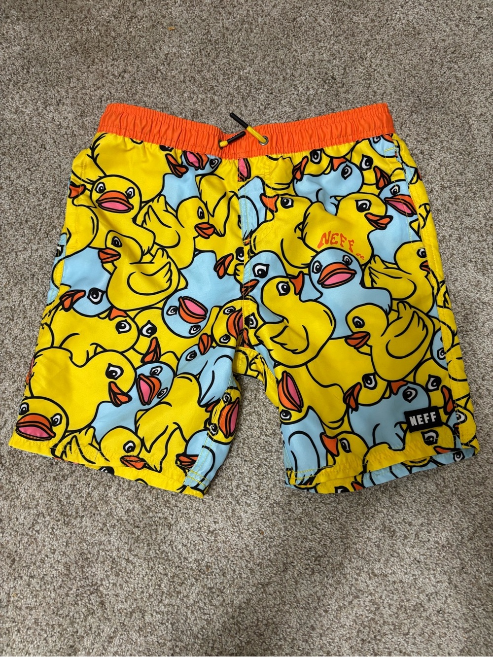 NEFF Ducky Pit Volley Shorts Tilly’s Exclusive Rubber Duck Boys Large